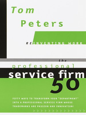 cover image of The Professional Service Firm 50 (Reinventing Work)